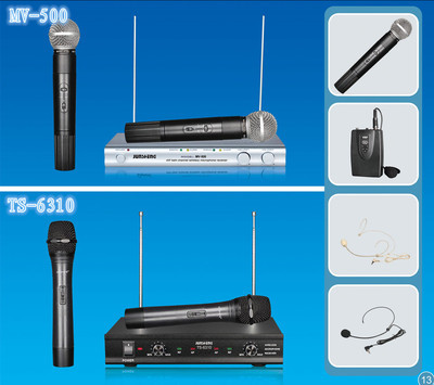 批發采購影音電器配件，高音質VHF無線動圈式麥克風TS-6310促銷供應